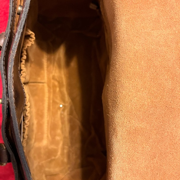 Patricia Nash Brown leather Cheetah print horse hair bag - Picture 8 of 12